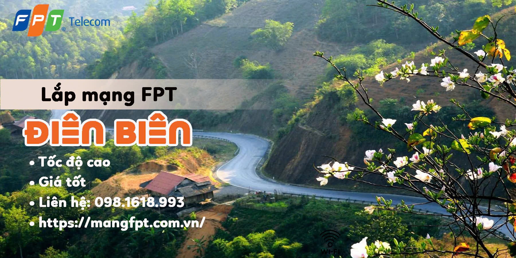Lắp Mạng FPT Điện Biên- Giá siêu hấp dẫn chỉ từ 180.000đ