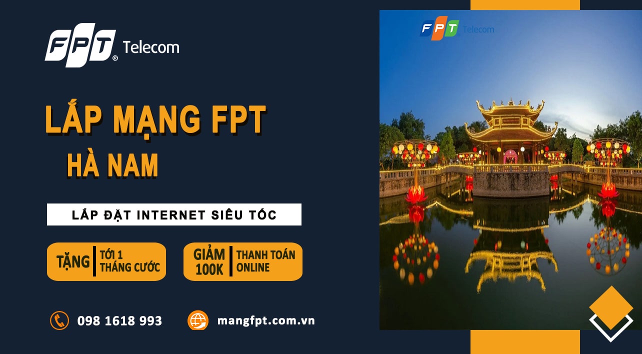 Lắp Mạng FPT Hà Nam -Tặng WiFi 6 miễn phí