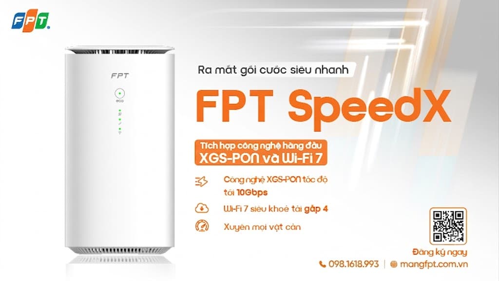 Gói cước WiFI 7 Speed X của FPT