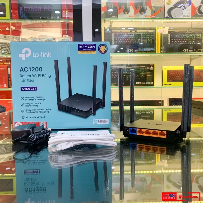 Lắp bộ phát wifi phụ TpLink C54