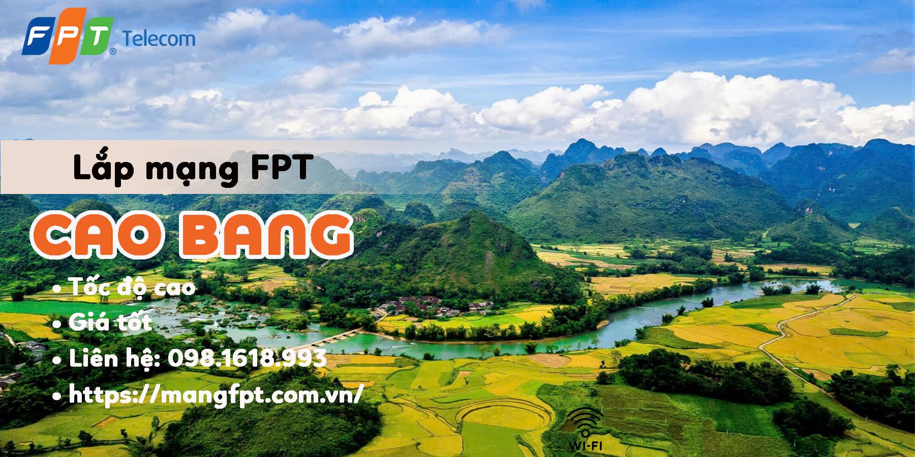 Lắp mạng FPT Cao Bằng- Tặng WiFi 6 miễn phí